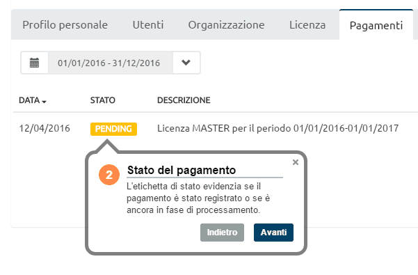 Pagamenti carta di credito
