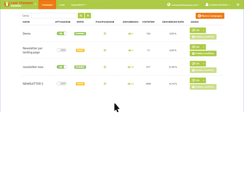 Ecco come abilitare l'integrazione con MailChimp